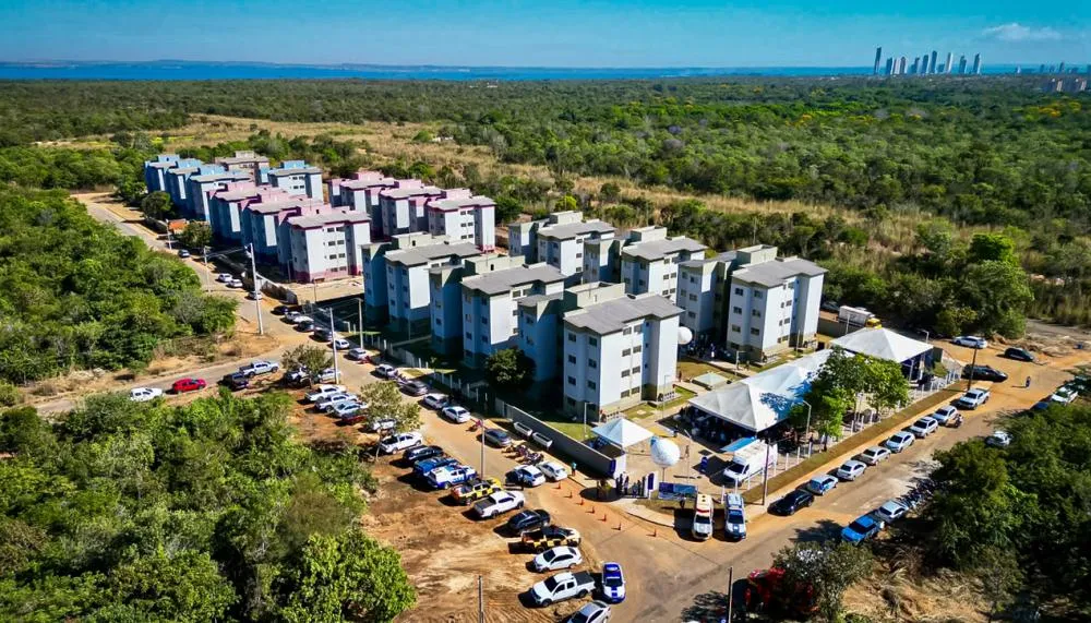 Residencial Maria Rosa de Castro Sales recebeu investimento de R$ 24,9 milh&otilde;es e contar&aacute; com 272 apartamentos entregues de forma gradual. Foto: Fagner Rodrigues/Governo do Tocantins 