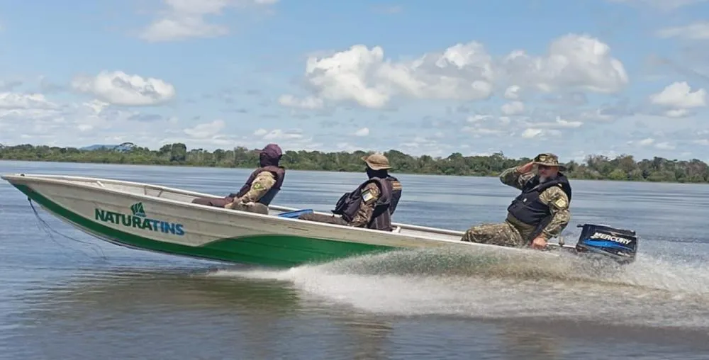 Fiscalização do Naturatins apreende mais de 3 mil metros de redes de pesca