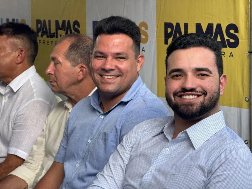 Walter Viana esteve presente na assinatura da ordem de serviço da ponte dos Cruz em Taquaruçu