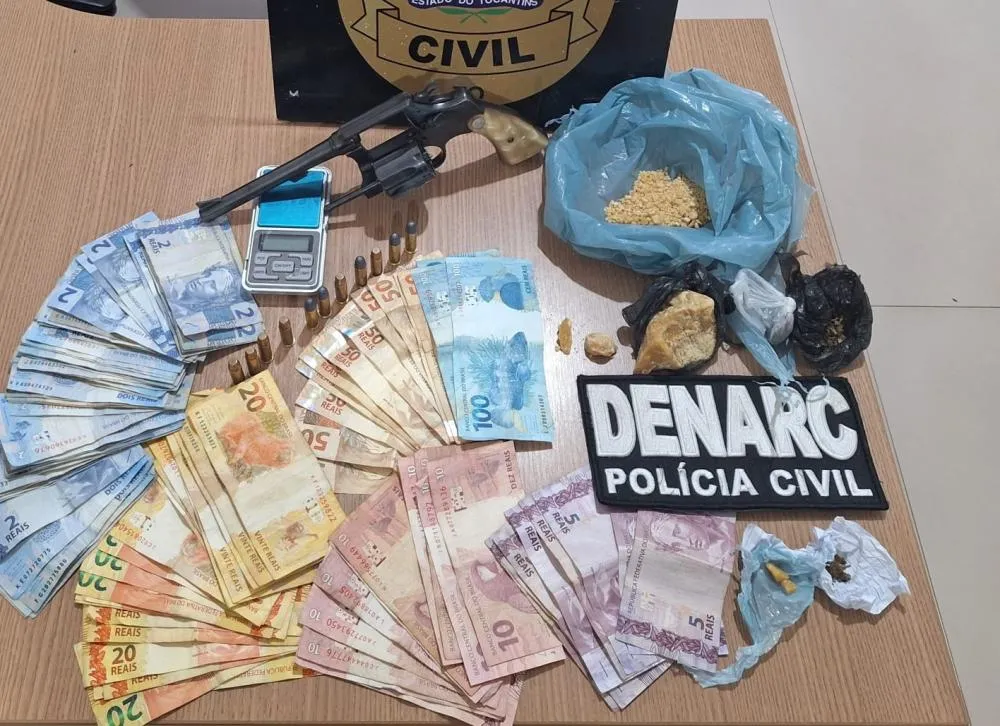 Polícia Civil prende homem reincidente no crime de tráfico de drogas em Araguaína