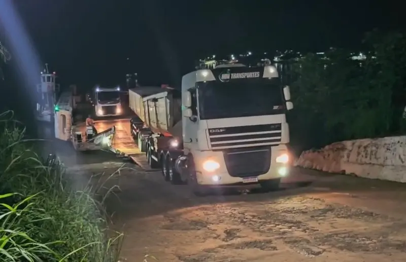 Queda da Ponte JK: após aumento de tráfego de caminhões, Tocantinópolis institui taxa viária