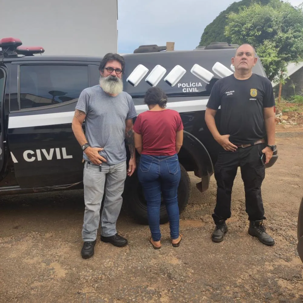 Em Pequizeiro, Polícia Civil prende mulher suspeita de praticar estelionato