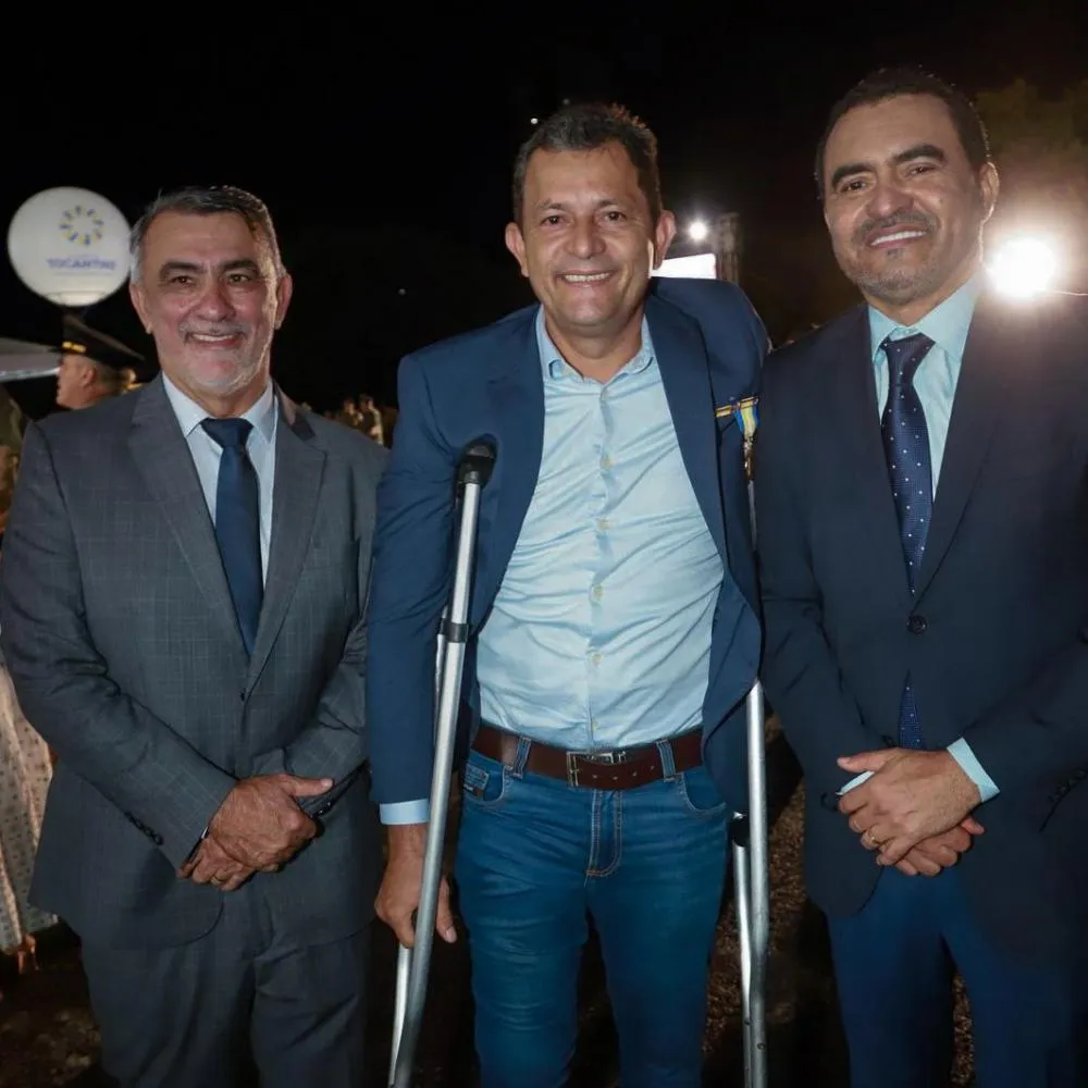 Vereador Zé Branquim recebe Medalha Tiradentes em solenidade da Polícia Militar do Tocantins