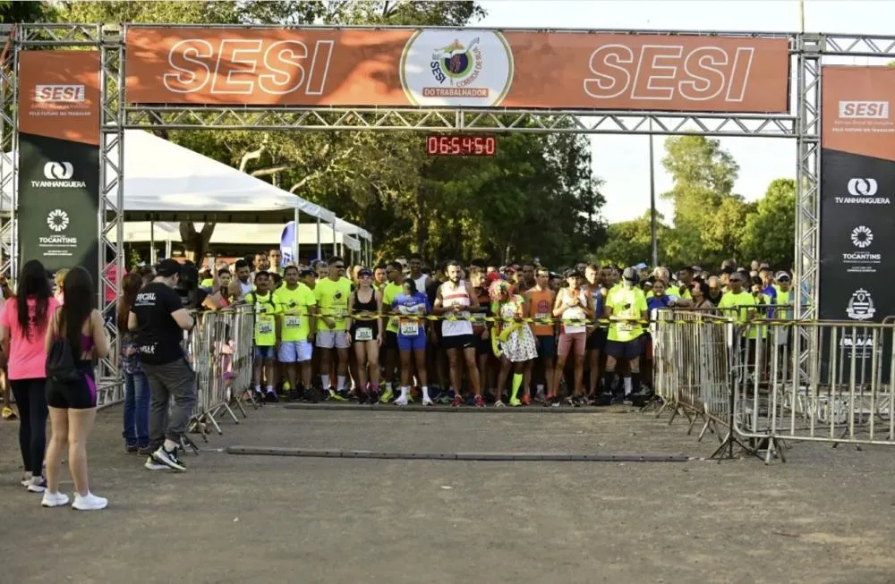 Corrida Nacional do SESI acontece nesta quinta-feira,01/05, com mais de 1.100 participantes