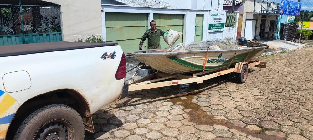 Naturatins apreende mais de 2 mil metros de redes de pesca no norte do Estado