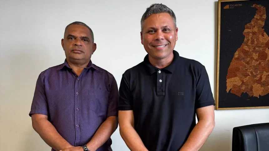 Alex Mascarenhas recebe visita do vereador Wilton do Gás para alinhamento político em Palmas