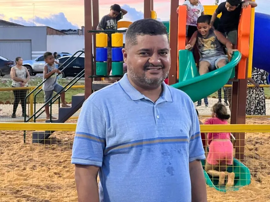 Vereador Balaio marca presença na inauguração da Praça Francisco Monteiro de Sousa no Setor Belo Vale