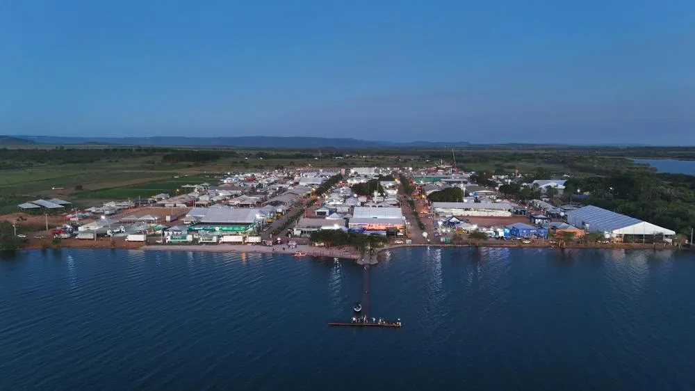 Agrotins conta com espaço instagramável para promover o turismo tocantinense e a temporada de praias
