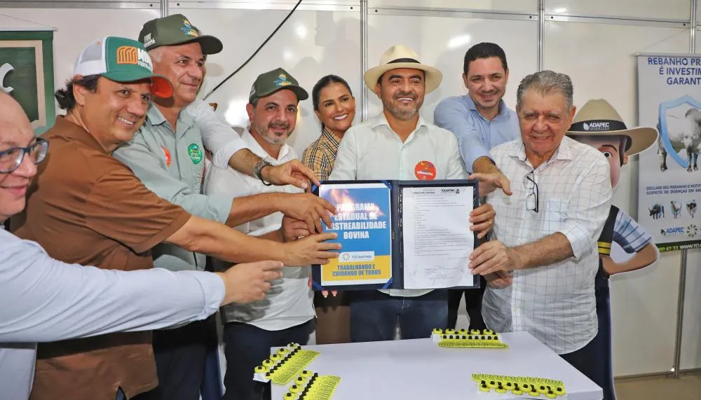 Agrotins 25 anos: governador Wanderlei lança sistema de rastreabilidade de bovinos e bubalinos do Tocantins 