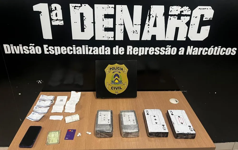 Polícia Civil prende mulher por tráfico interestadual de drogas em Terminal Rodoviário de Palmas
