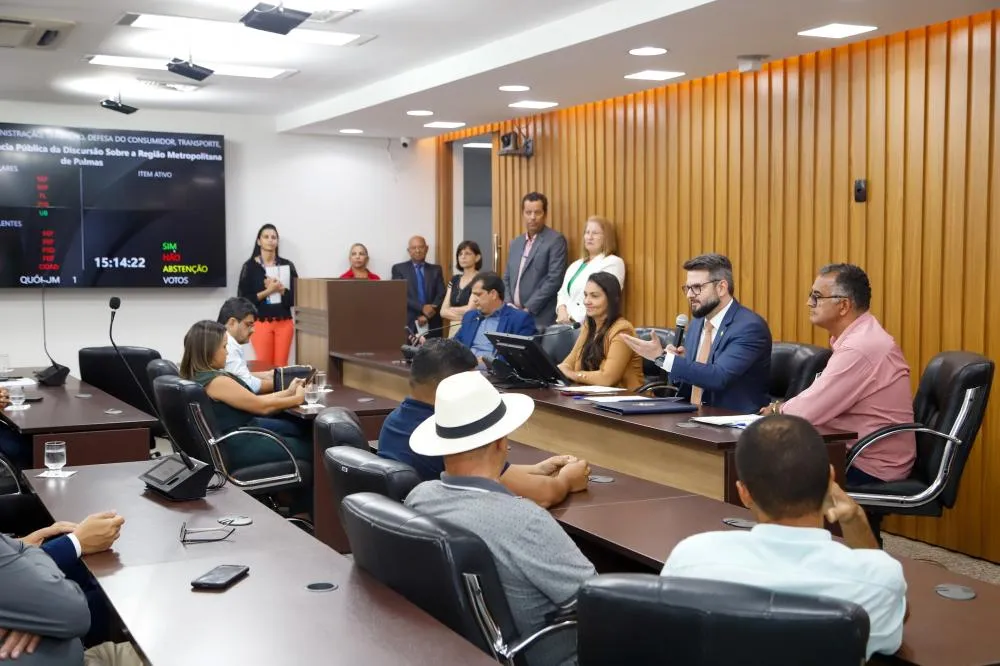 Prefeitos da região metropolitana de Palmas participam de audiência pública solicitada por Mantoan
