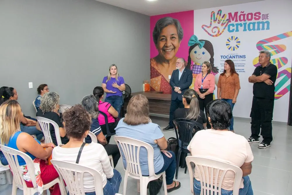Governo do Tocantins aposta na capacitação e no crédito para transformar vidas com o Projeto Mãos que Criam