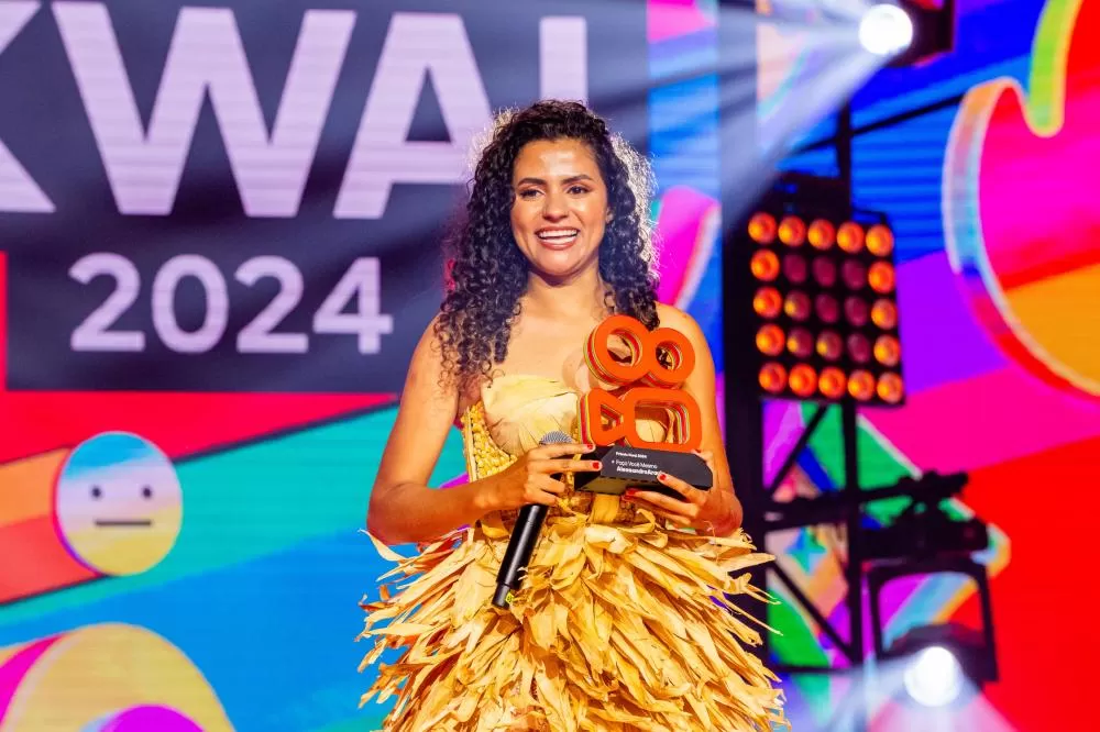 A tocantinense Alessandra Araújo vence Prêmio Kwai 2024 com look sustentável