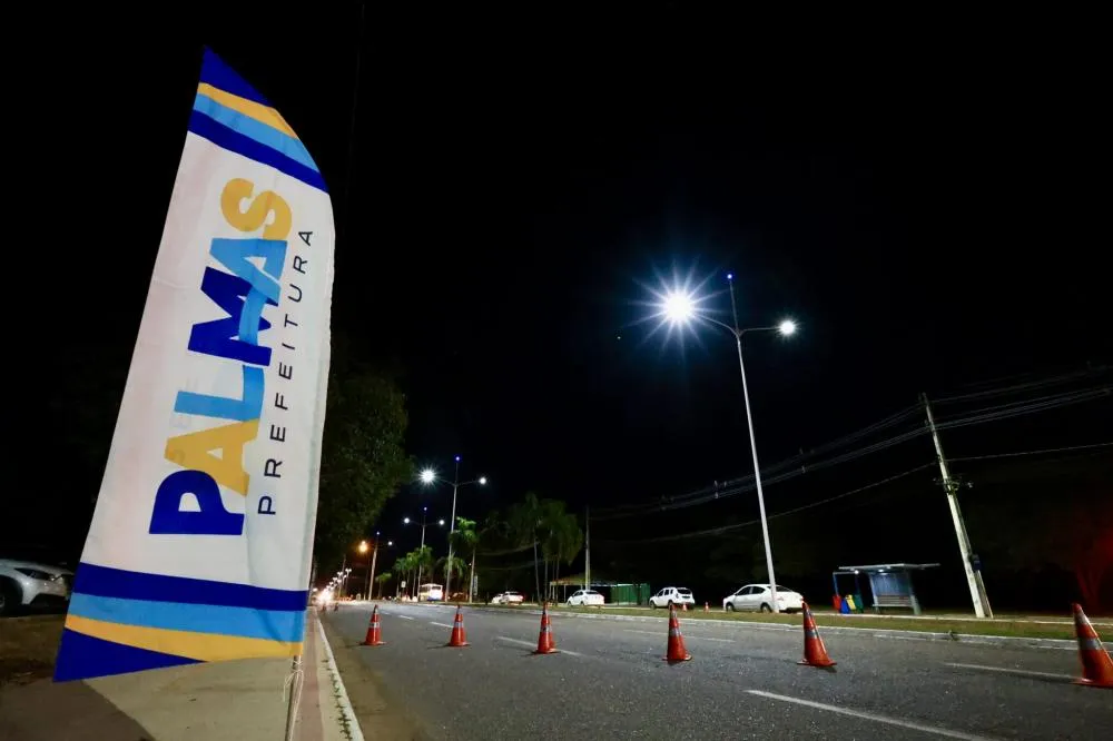 Palmas recebe mais de 6 mil novos pontos de LED e alcança 65% de cobertura sob a gestão Eduardo