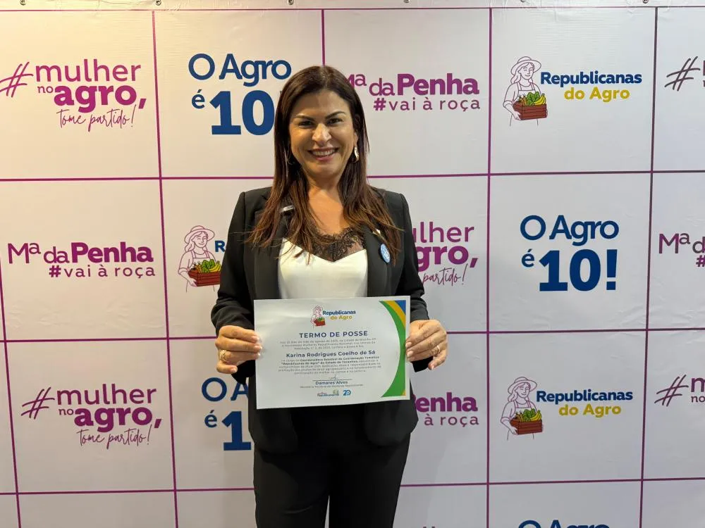 Vereadora Karina Café assume coordenação do Mulheres Republicanas do Agro no Tocantins