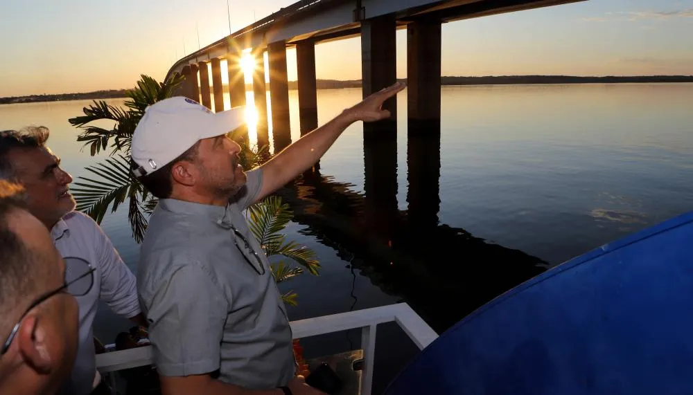 Governador Wanderlei vistoria obras de duplicação da Ponte de Palmas a Luzimangues 