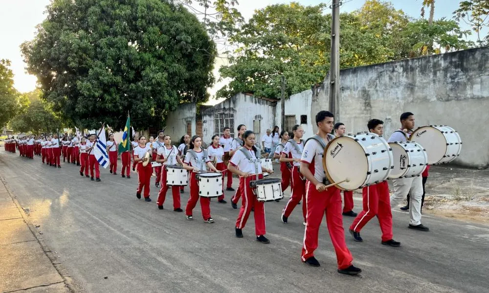 Escolas estaduais se preparam para o Desfile Cívico-Militar de 7 de setembro em Palmas