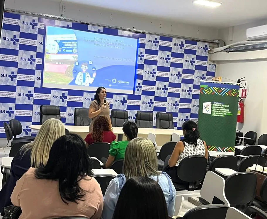 Estado realiza oficina sobre Prevenção de Carências Nutricionais na Primeira Infância