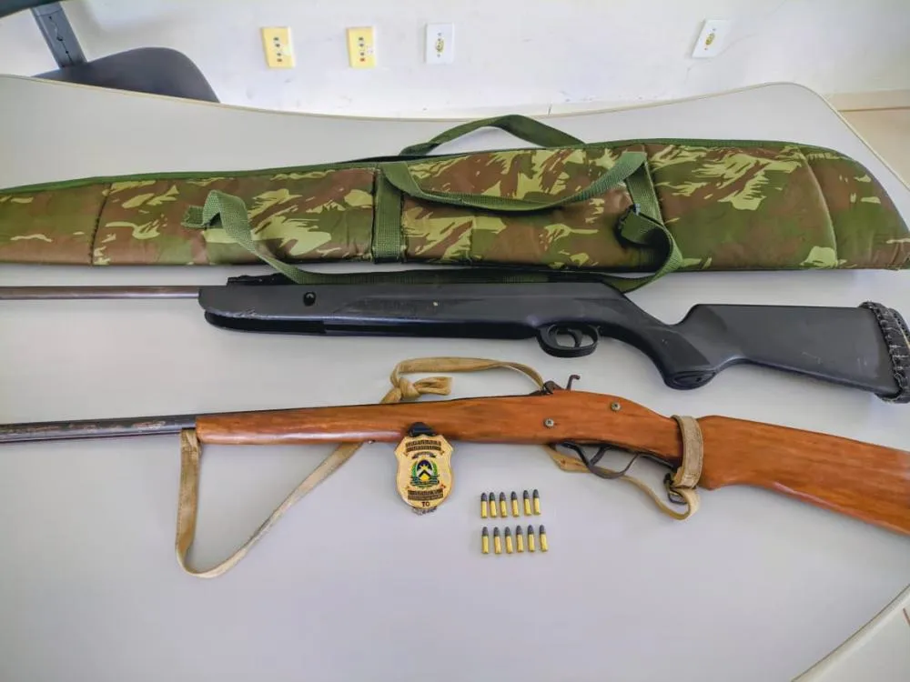 Polícia Civil apreende armas de fogo e munições durante cumprimento de mandado em São Félix