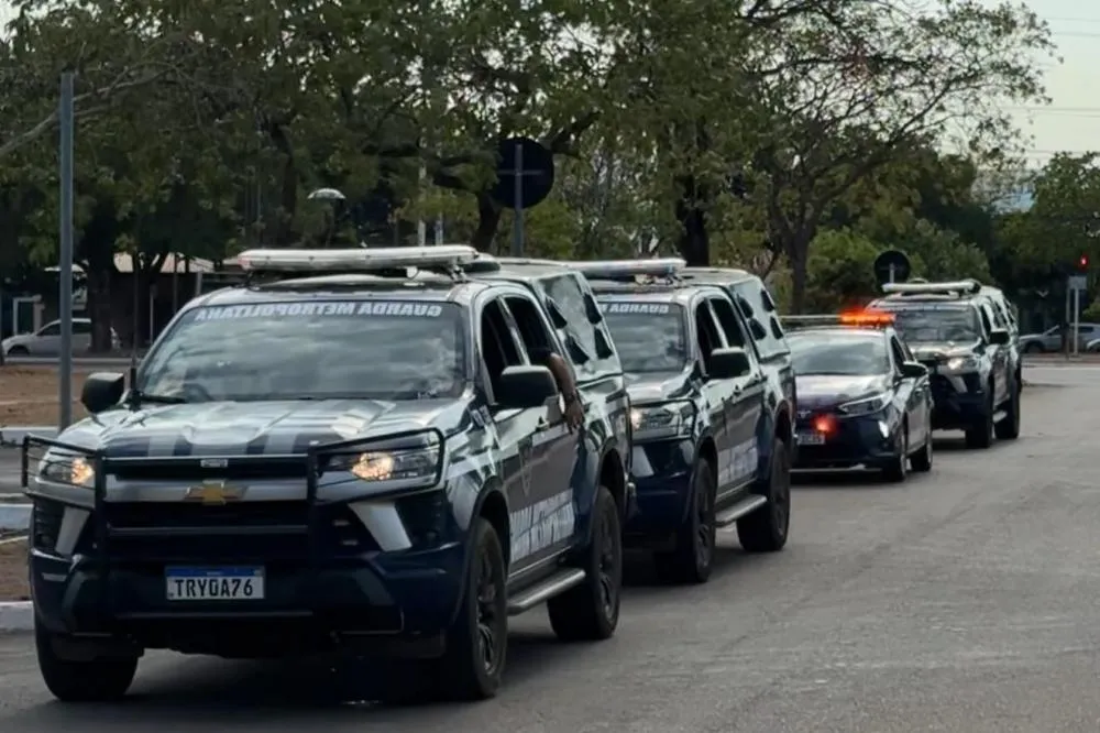 Guarda Metropolitana de Palmas reforça frota com 14 novas viaturas