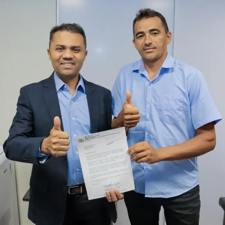 Deputado Moisemar Marinho recebe vereador Demir da Agrovila de Nova Olinda