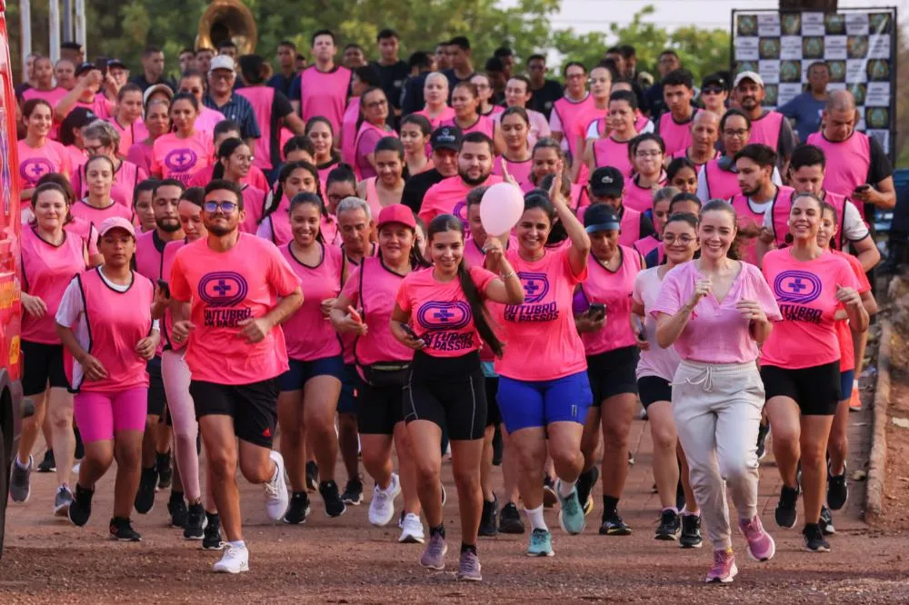 Prefeitura de Palmas promove corrida e caminhada em prol do Outubro Rosa