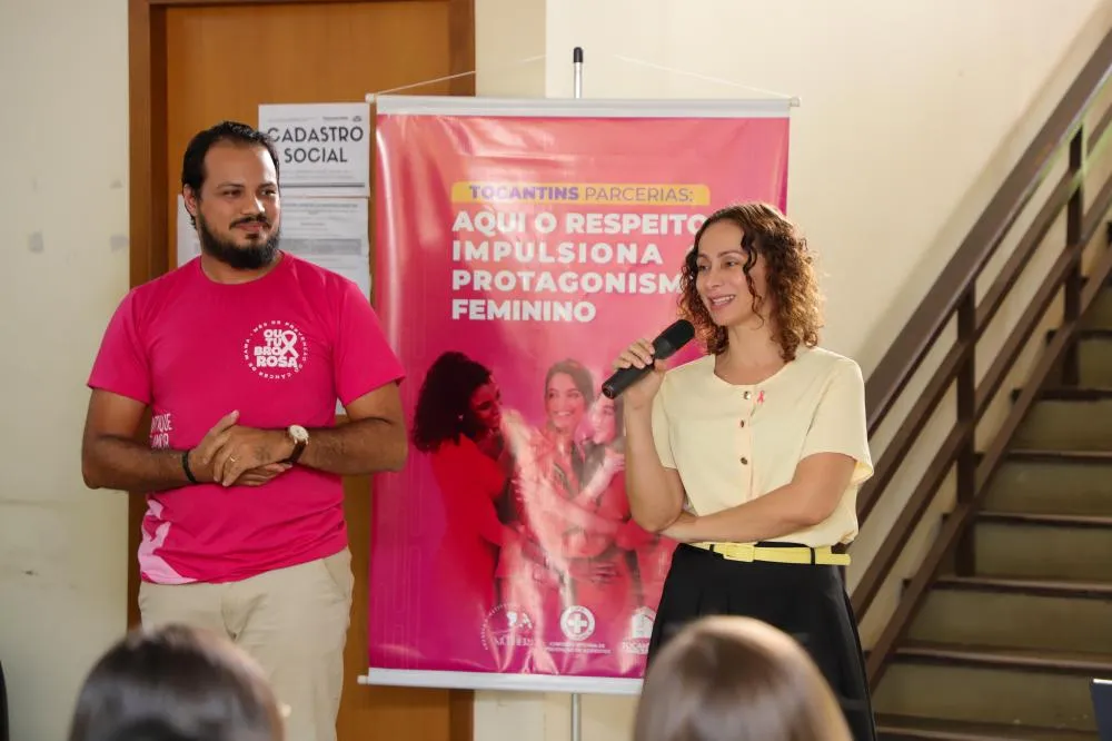 Tocantins Parcerias realiza palestra sobre saúde mental e prevenção em alusão ao Outubro Rosa