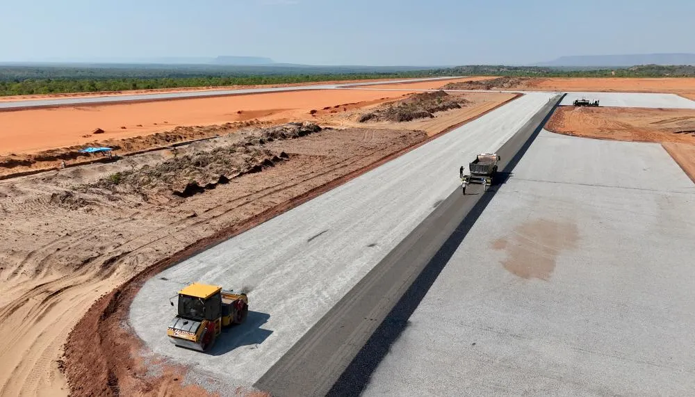 Estado garante continuidade da obra do aeródromo de São Félix, no Jalapão