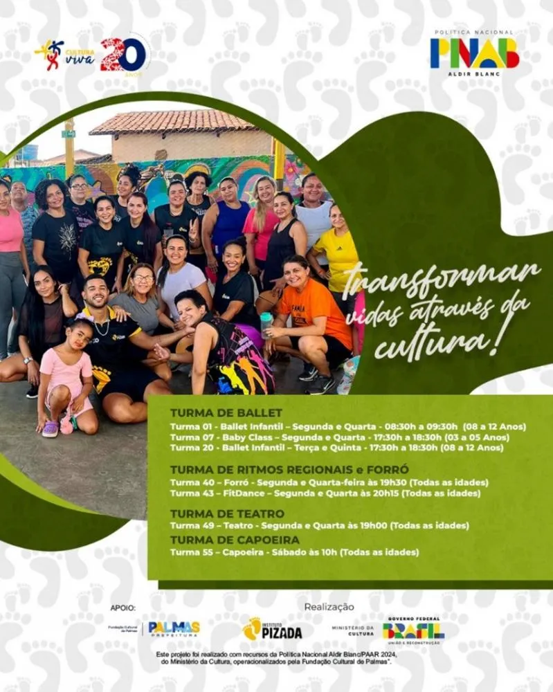 Instituto Pizada executa Projeto de Fomento a Pontos de Cultura com apoio da Política Nacional Aldir Blanc/PAAR 2024