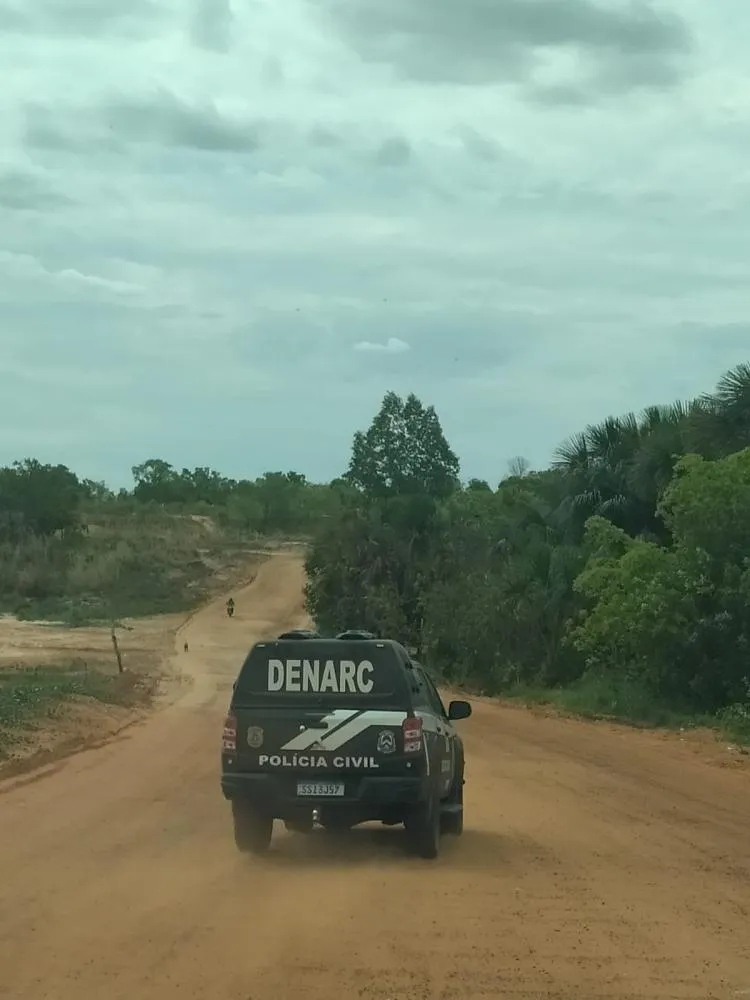 Na região do Jalapão, 1ª Denarc dá cumprimento a mandados de busca e apreende porção de droga