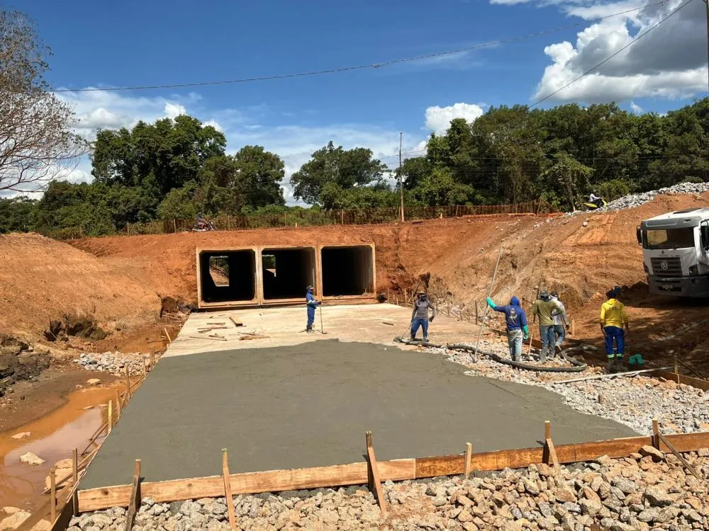 Obra de requalificação do acesso a setores da região norte de Palmas está com quase 70% concluído