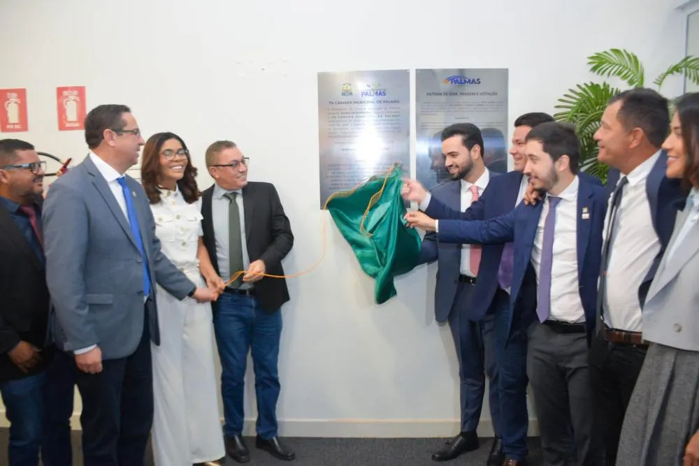 Marilon Barbosa inaugura a TV Câmara Municipal de Palmas 