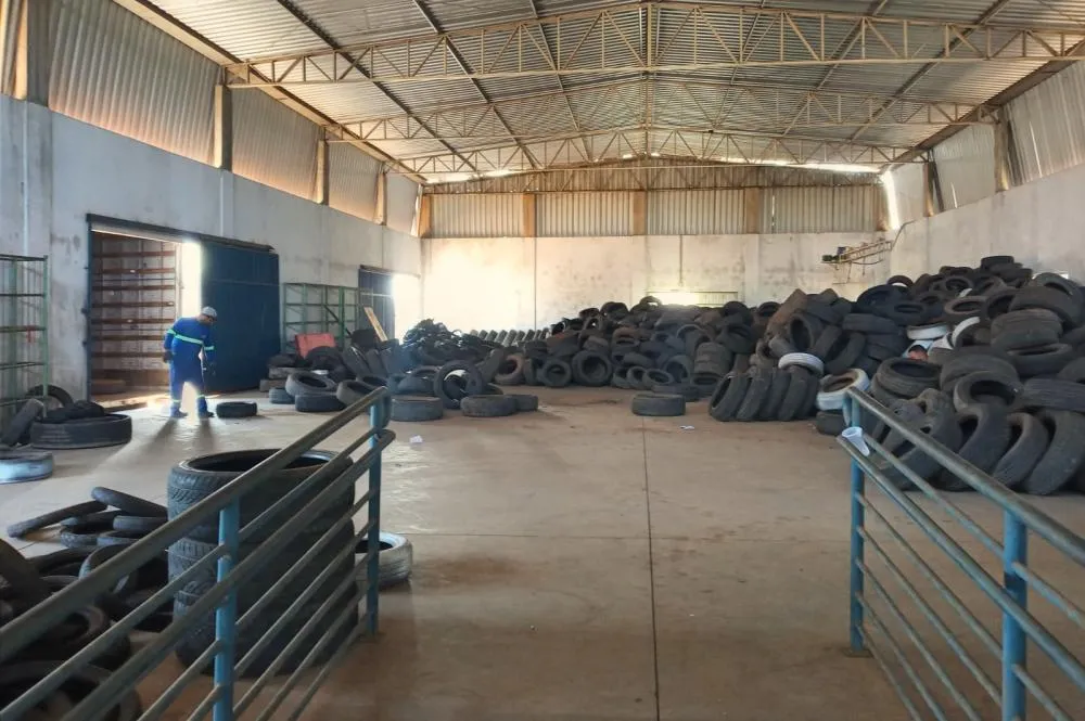 Coleta de pneus cresce 43% em outubro no Ecoponto da Prefeitura de Palmas