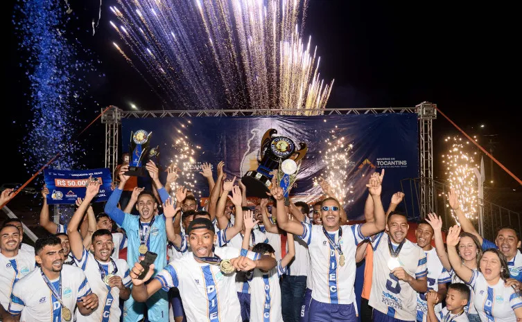 Equipe do município de Dois Irmãos consagrou-se campeã da competição que movimentou 132 cidades. Foto: Thiago Walhbrink/Governo do Tocantins 