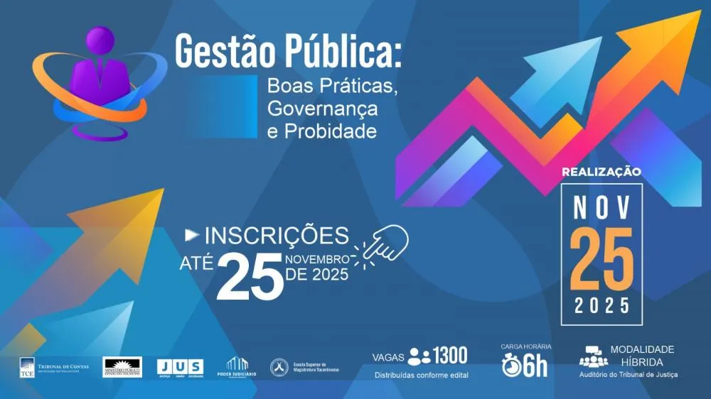 MPTO e órgãos parceiros abrem inscrições para o curso Gestão Pública: Boas Práticas, Governança e Probidade