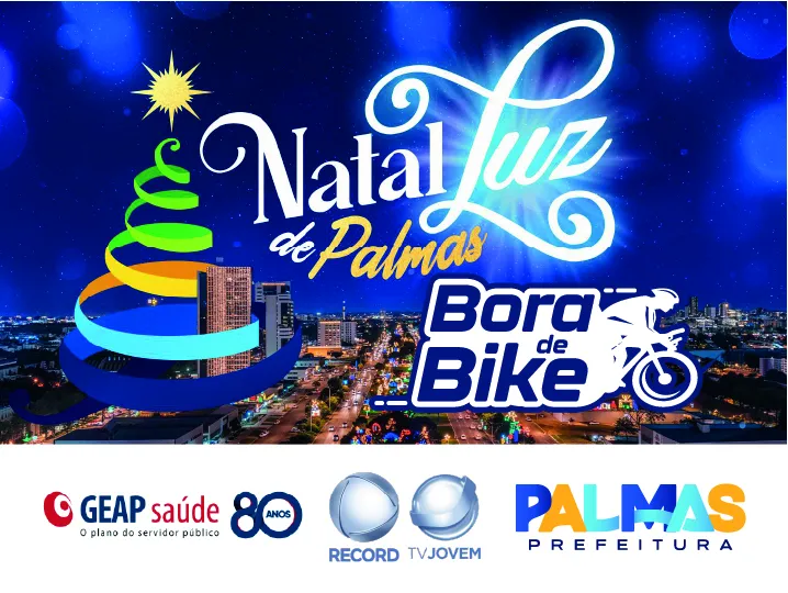 Passeio Ciclístico ‘Bora de Bike – Natal de Luz de Palmas’ segue com inscrições abertas