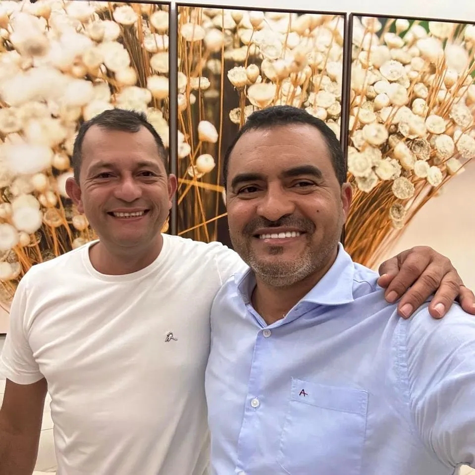 Zé Branquim, vereador de Palmas e o governador Wanderlei Barbosa.