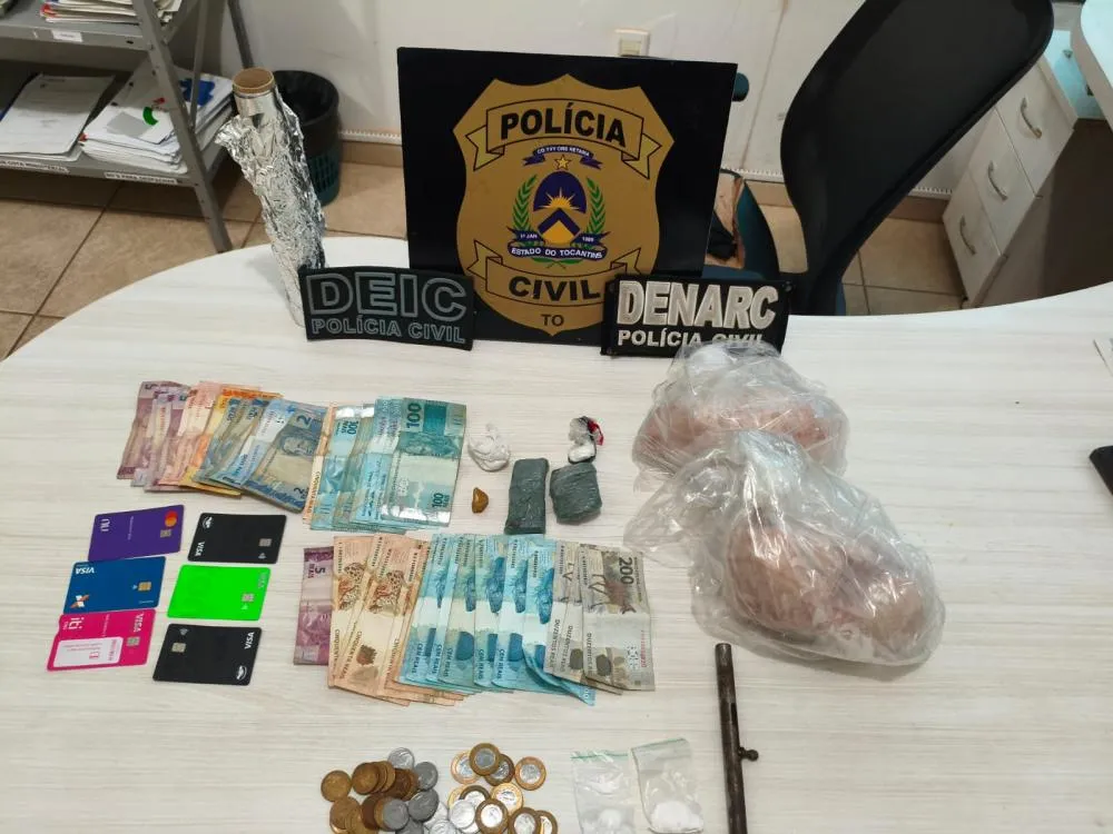 Polícia Civil deflagra Operação Natal Seguro e realiza prisões por tráfico de drogas em Guaraí