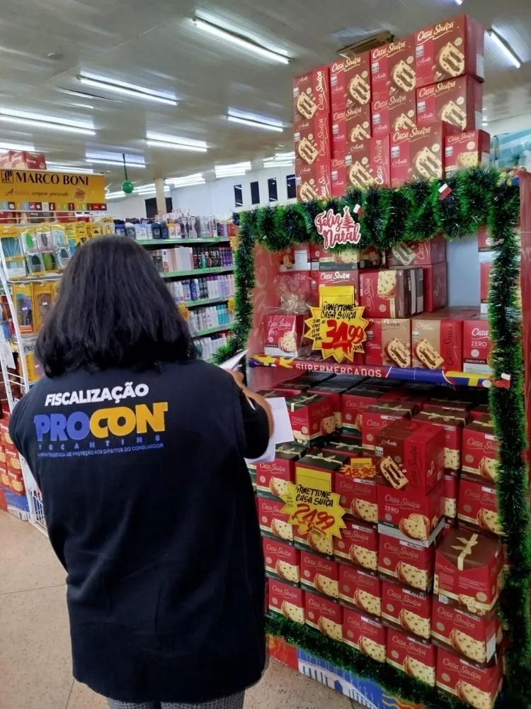 Procon Tocantins encontra variação de 143% nos Produtos da ceia de Natal em Palmas