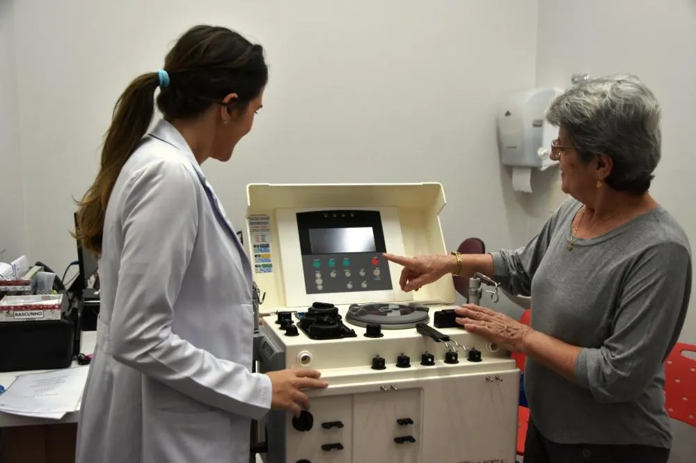 A equipe foi treinada para o uso do equipamento. Foto: Divulgação SES-TO