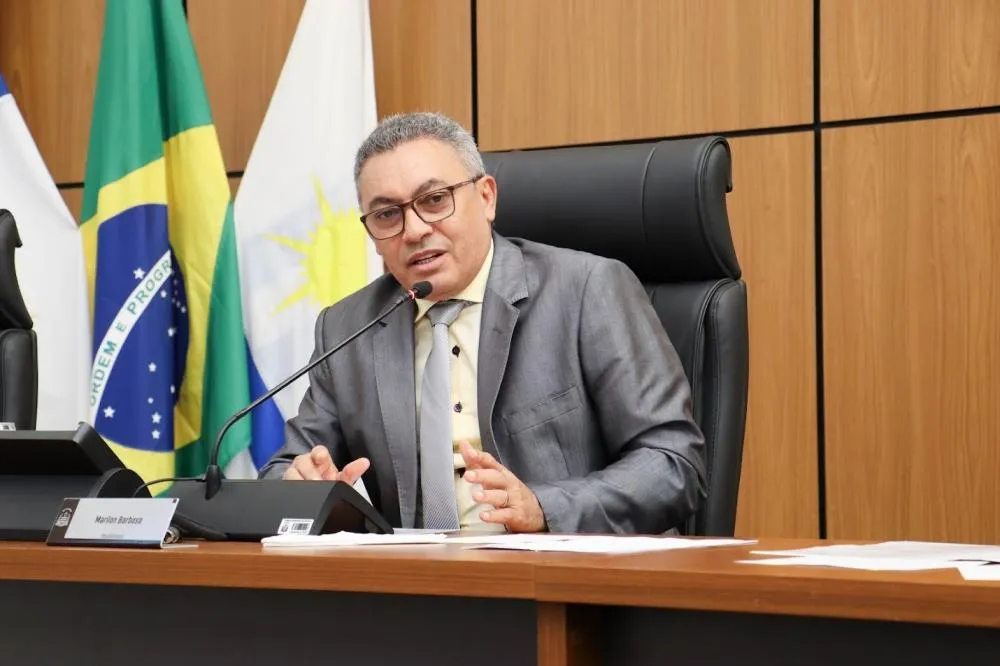 Marilon Barbosa, presidente da Câmara Municipal de Palmas. Foto: Fernando Lucas