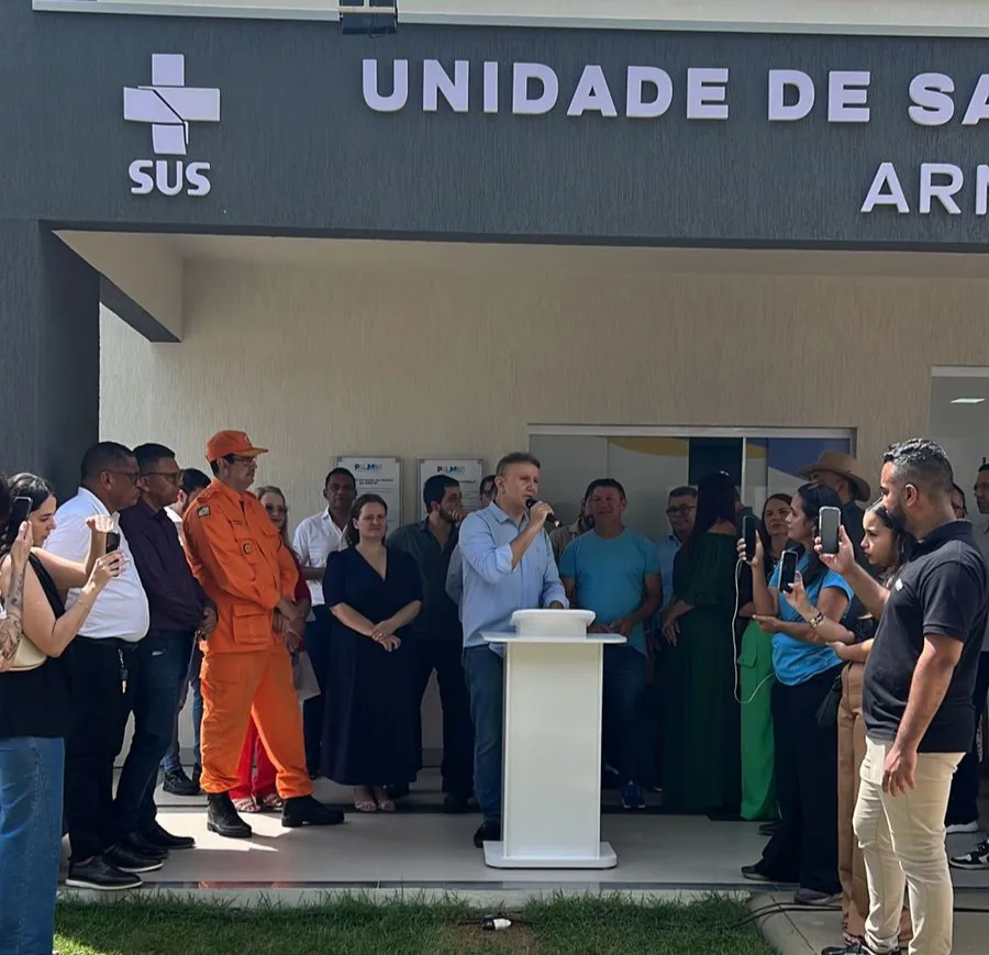 Vereador Júnior Brasão participa da inauguração de Unidade de Saúde da Família (USF) Arne 53