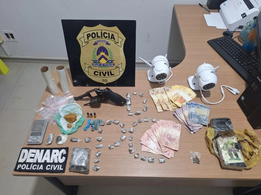Material foi apreendido pela Polícia Civil em endereços dos suspeitos - Divulgação PCTO