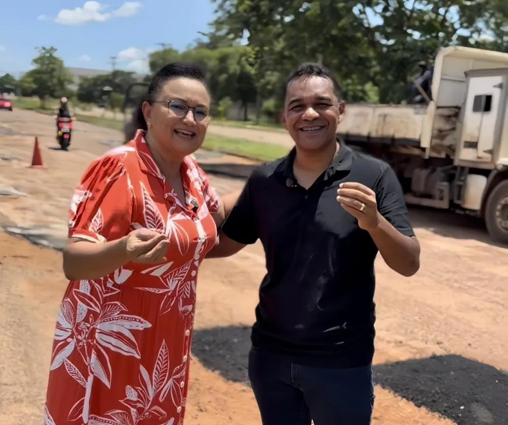 Vereadora Professora Iolanda Castro solicita Operação Tapa-Buracos e ação é realizada no dia seguinte em Palmas