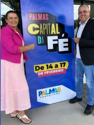 Vereador Eudes Assis acompanha anúncio do retorno do Capital da Fé 2026 em Palmas