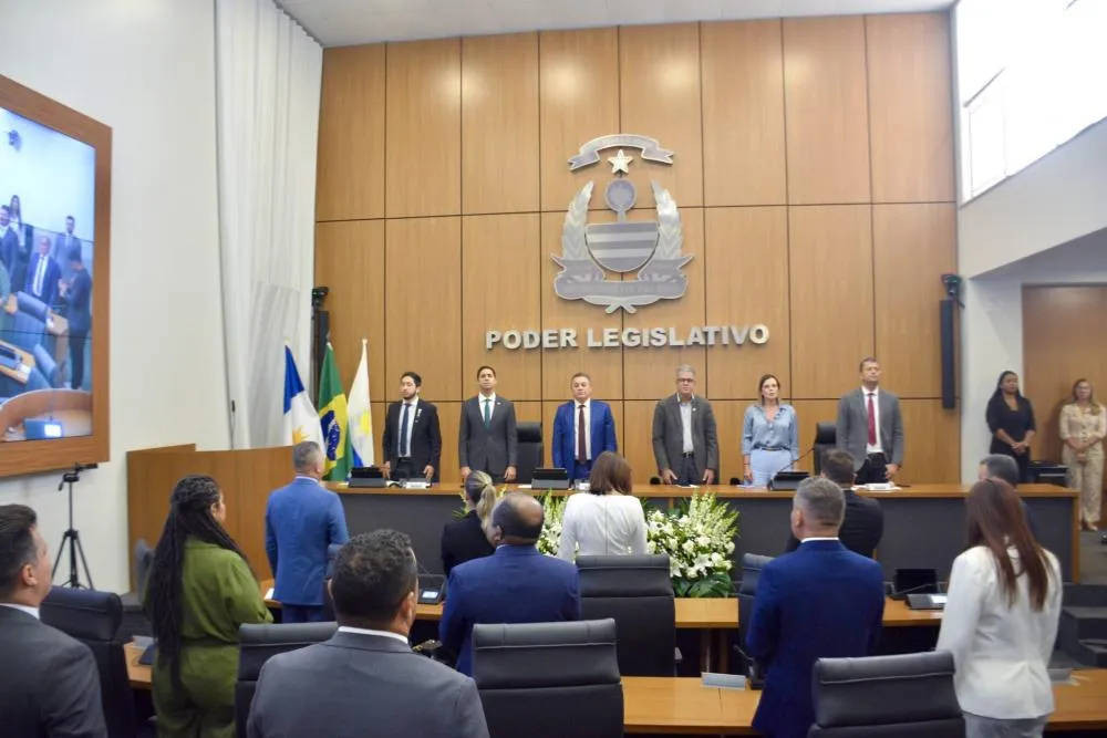 A solenidade reuniu representantes dos poderes Executivo e Legislativo e reforçou o compromisso com o diálogo institucional, a cooperação entre os poderes. Foto: Fernando Lucas