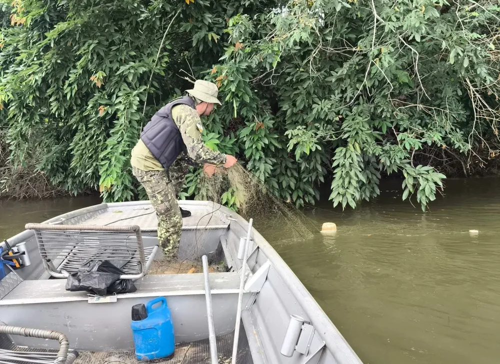 Operação Piracema apreende 12 km de redes e aplica multa de R$ 30 mil
