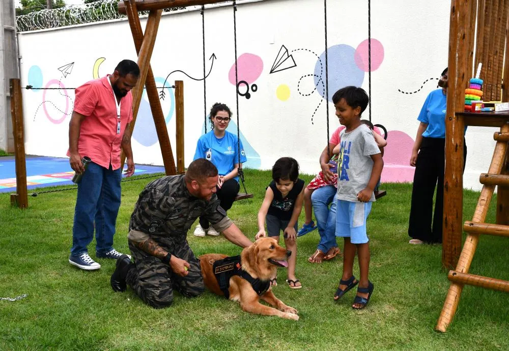 Centro Especializado em Transtorno do Espectro Autista do Tocantins realiza Cinoterapia