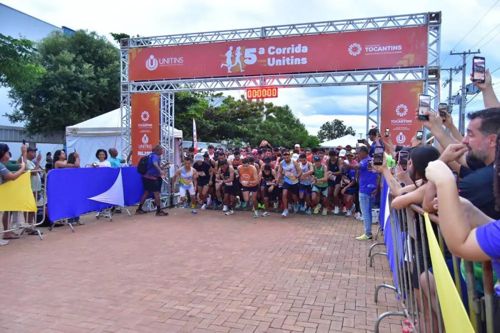 Com mais de 3 mil inscritos, 5 ª Corrida da Unitins vira a maior prova de rua do Tocantins