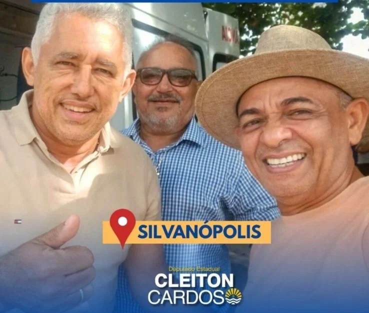 Cleiton Cardoso participa da entrega de ambulância em Silvanópolis e reforça apoio à saúde municipal